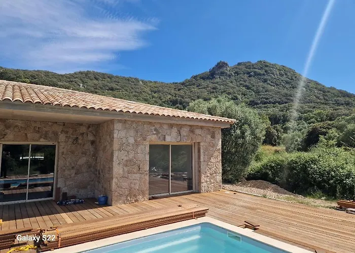 Charming Stone With Pool Villa Figari